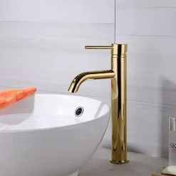 Robinet de lavabo REA Lungo gold high
