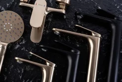 Robinet de lavabo Rea Marco Black low
