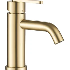 Robinet De Lavabo Rea Ontario Js-11801Bg Low Brush Gold