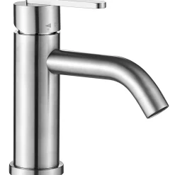 Robinet De Lavabo Rea Ontario Js-11801Nt Low Brush Nickel