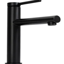 Robinet de lavabo REA Oval black low