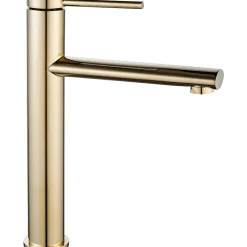 Robinet de lavabo REA Oval gold high