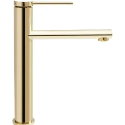 Robinet de lavabo REA Oval gold high