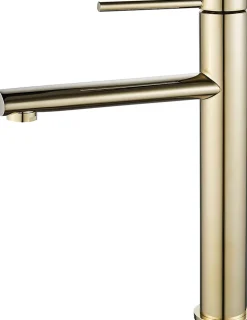Robinet de lavabo REA Oval gold high
