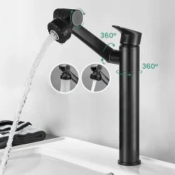 Robinet de lavabo REA Paco black high