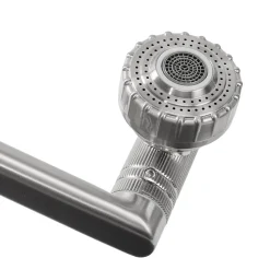 Robinet de lavabo REA Paco brushed nickel high