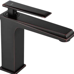 Robinet de lavabo REA Romano old black low