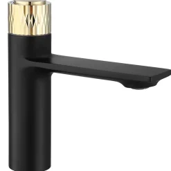 Robinet de lavabo REA Storm black gold low