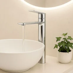 Robinet de lavabo REA Storm chrome high