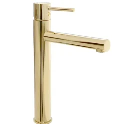 Robinet de lavabo Rea Tess Gold high