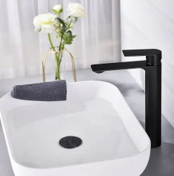 Robinet de lavabo REA Urban black high
