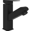 Robinet de lavabo retractable de salle noir Helloshop26