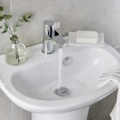 Robinet de lave-mains eau froide GoodHome Cavally S