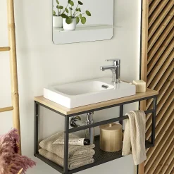 Robinet lave-mains - Mitigeur eau chaude et eau froide GRIFO