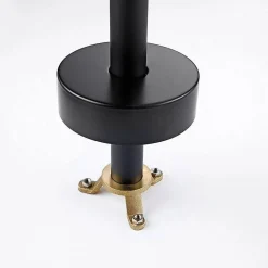 Robinet mitigeur baindouche sur pied CALGARY noir mat