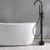 Robinet mitigeur de baignoire sur pied BAGNO noir mat