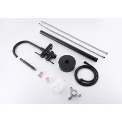 Robinet mitigeur de baignoire sur pied BAGNO noir mat