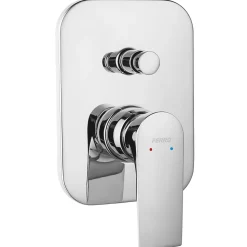 Robinet mitigeur de douche encastré 2 sorties ALGEO SQUARE - SANIVERRE