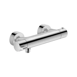 Robinet mitigeur de douche thermostatique, Chrome - 26x11,4x6cm - B.2