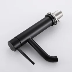 Robinet mitigeur de lavabo thermostatique PICCOLA noir mat