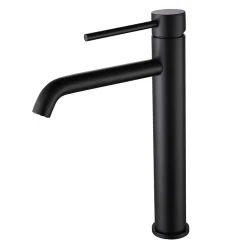 Robinet mitigeur de lavabo thermostatique GRAZIOSA noir mat