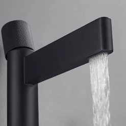 Robinet mitigeur lavabo haut Noir - Sham