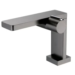 Robinet mitigeur monocommande design gun métal pour lavabo ou vasque NT3110G