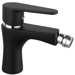 Robinet mitigeur Noir pour bidet ALGEO BLACK - SANIVERRE