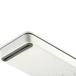 Robinet mitigeur pour lavabo ou vasque NT7320 effet cascade - noir mat, gun métal ou blanc mat Blanc