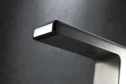 Robinet mitigeur pour lavabo ou vasque NT7320 effet cascade - noir mat, gun métal ou blanc mat Gun métal