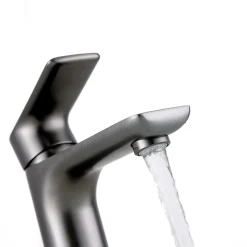 Robinet mitigeur pour lavabo ou vasque 4024G - gun métal