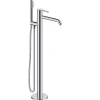 Robinet mitigeur sur pied LOOP pour baignoire Chrome