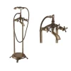 Robinet mélangeur de bain sur pied Bronze - Maddalena