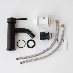 Robinet Monotrou Pour Bidet Noir Mat - Fassa