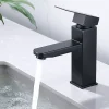 Robinet Salle Bain Noir Mitigeur Lavabo en Laiton Mitigeur Salle de Bain Contient des Tuyaux Chauds et Froids
