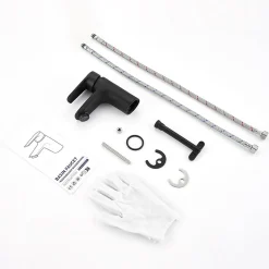 Robinet Salle de Bain Mitigeur lavabo, Auralum Max Robinet lavabo en Laiton , Froide/Chaude