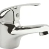 Robinet salle de bain mitigeur de lavabo bas chromé vidage complet
