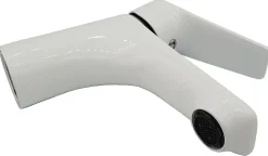 Robinet Salle De Bain Mitigeur Lavabo Blanc Monocommande Dokos