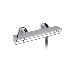 Robinet Thermostatique de Douche Mural - Chromé - Kubic