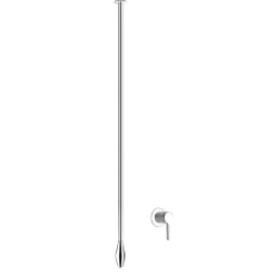 Robinetterie pour installation au plafond DROP 135 - longueur 135cm - finition Chrome