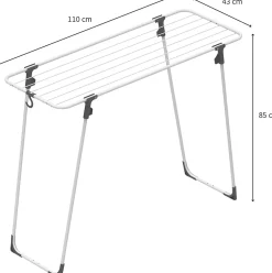 Rörets Séchoir à linge Nano - 43x110x85 cm