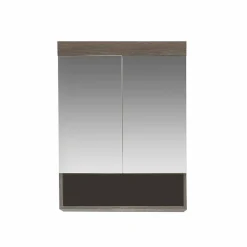 RUNNER MOON - Meuble de salle de bain - Armoire de toilette en mélaminé. L-H-P: 58x75x18 cm