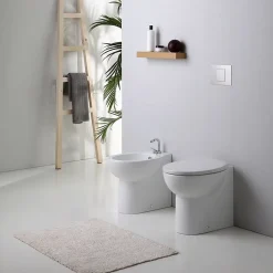 Sanitaires Au Sol Paire De Wc Et Bidet En Céramique - Patascoss