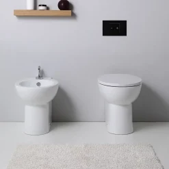 Sanitaires Au Sol Paire De Wc Et Bidet En Céramique - Patascoss