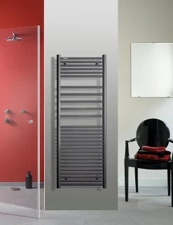 Sèche serviette eau chaude Acova Angora anthracite 615W
