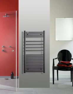 Sèche serviette eau chaude Acova Angora anthracite 460W