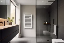 Sèche serviette électrique Carrera Alani blanc + soufflerie 1500W