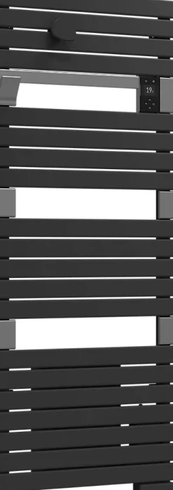 Sèche serviette électrique Sauter Asama II anthracite + soufflerie 1750W