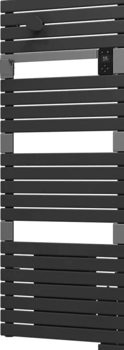 Sèche serviette électrique Sauter Asama II anthracite + soufflerie 1750W