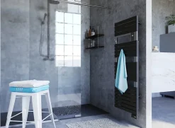Sèche serviette électrique Sauter Asama II anthracite + soufflerie 1750W